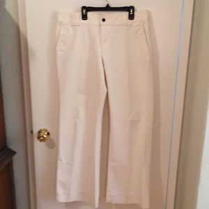 Banana Republic Ecru Pants! Beautiful! Size 12